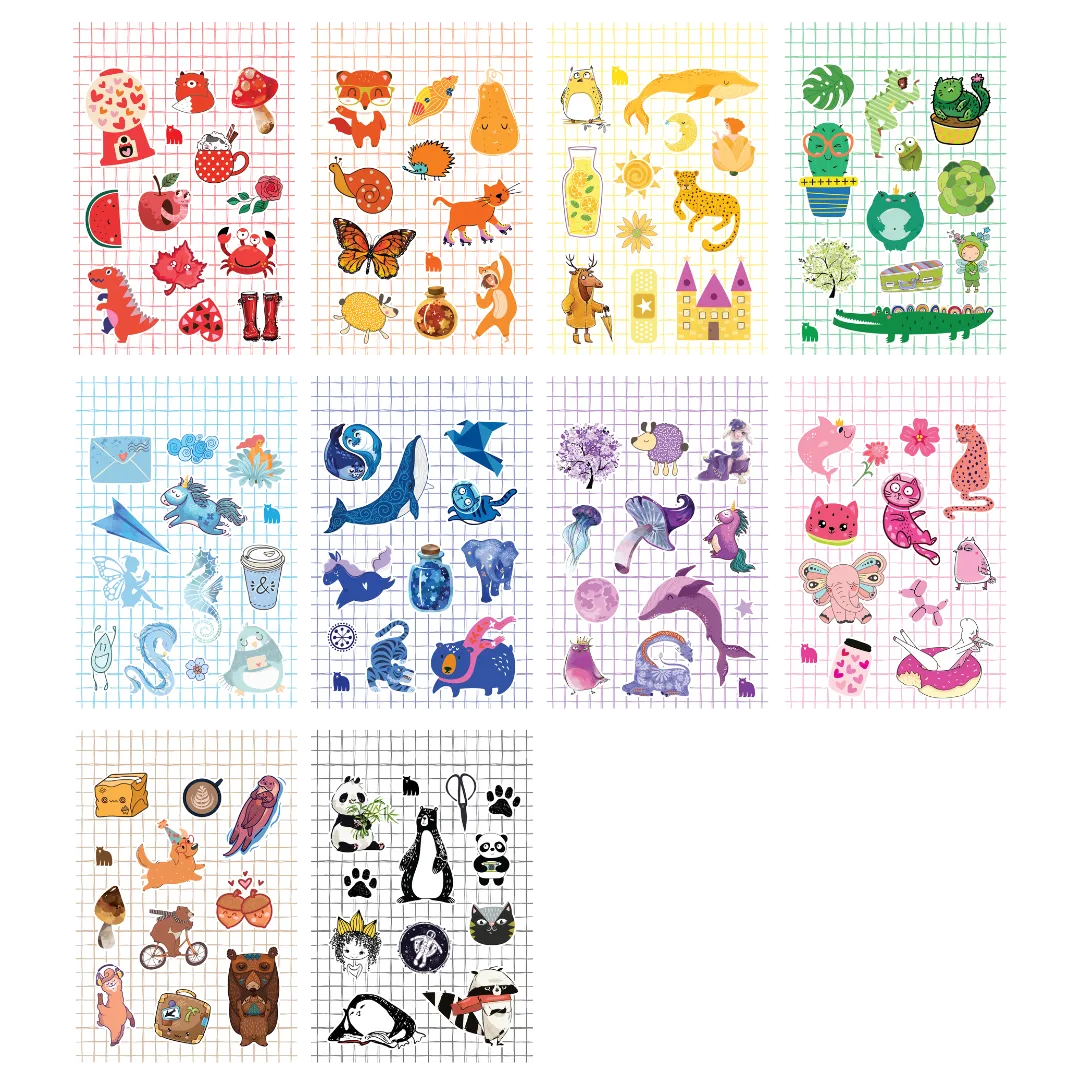 Colours of the Rainbow Sticker Book - Four Bears Sticker Club