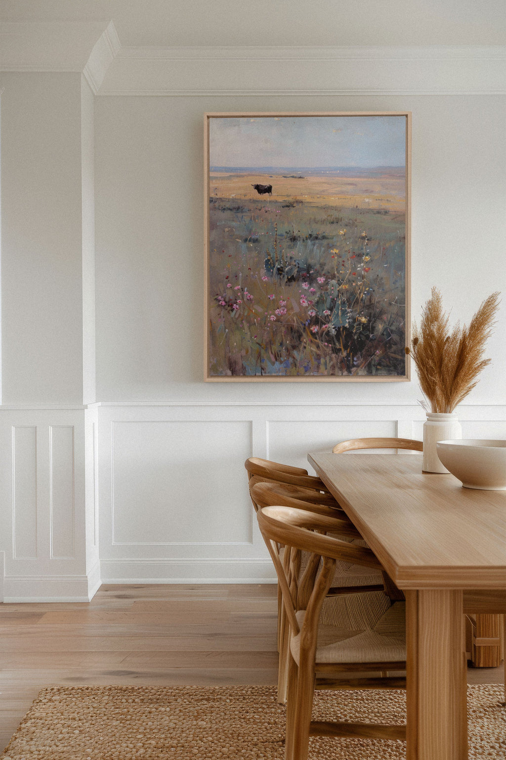 RAINBOW FIELD, Stretched Canvas Artwork