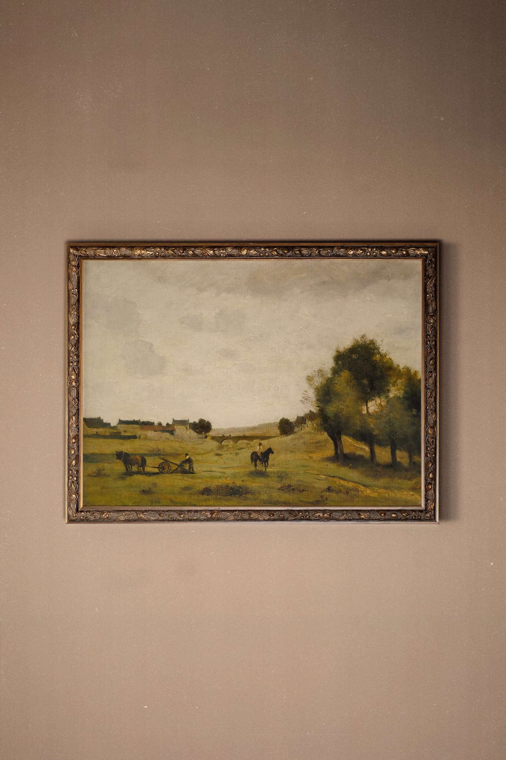 Awakening of the Fields, Vintage Bronze Frame