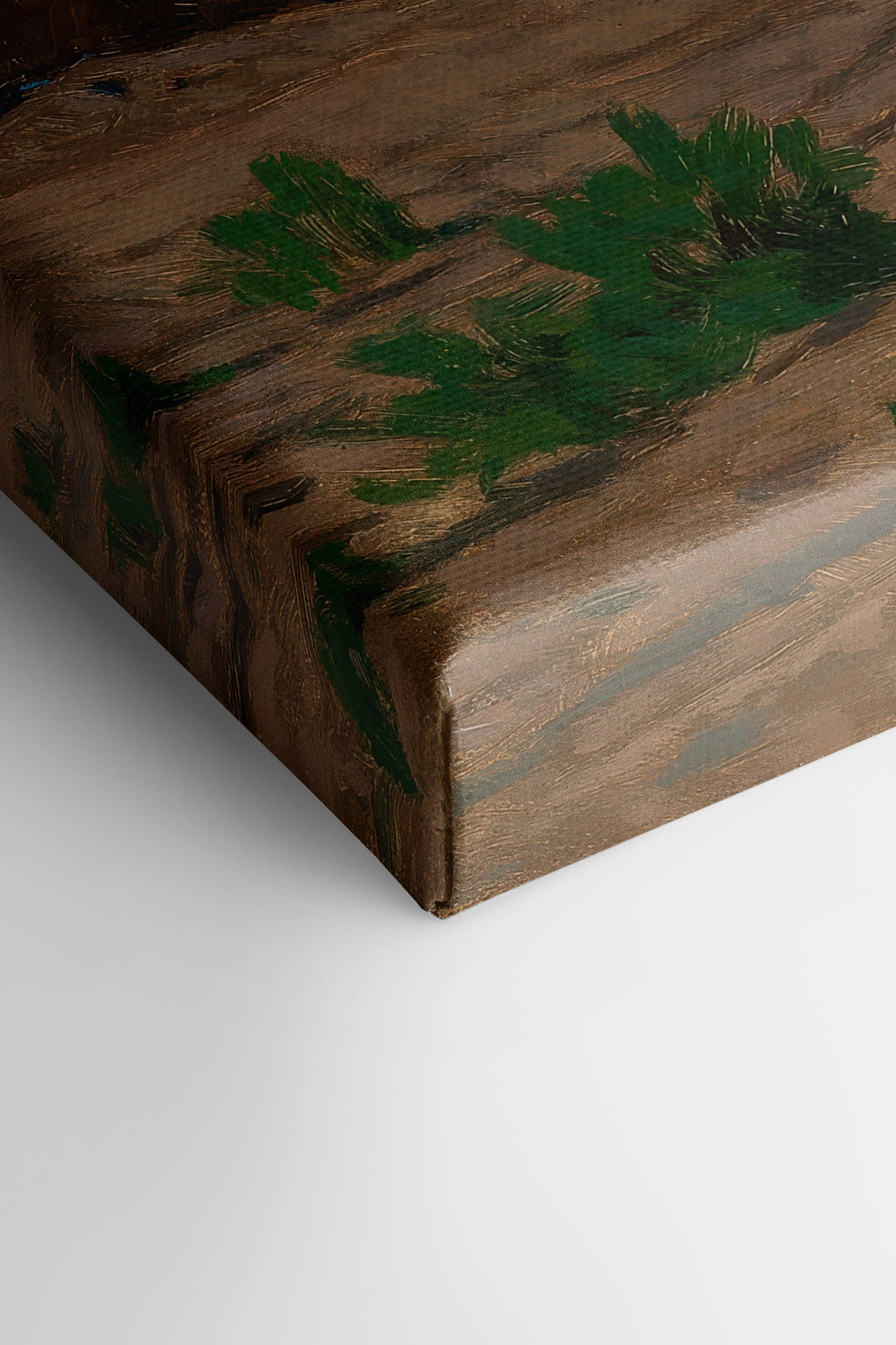 VILLAGE ROAD, Stretched Canvas Artwork