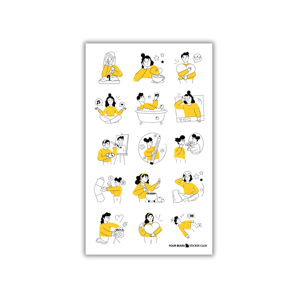 Self Care - Four Bears Sticker Club