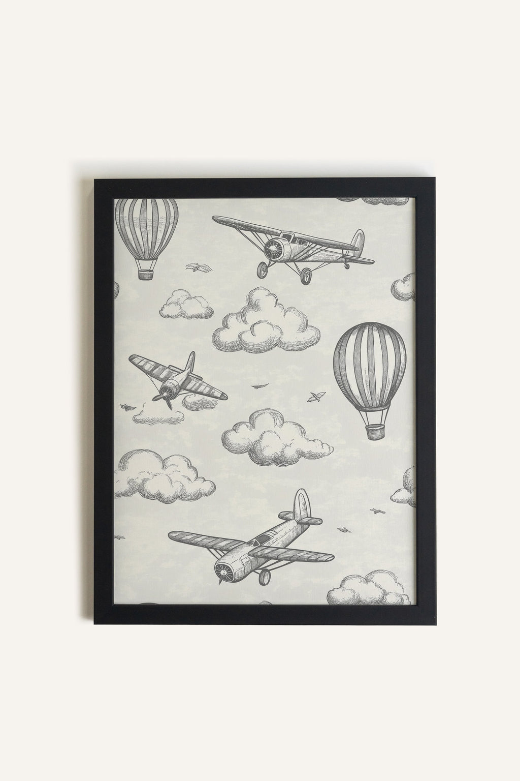 ADVENTURE SKY, Framed Stretched Canvas