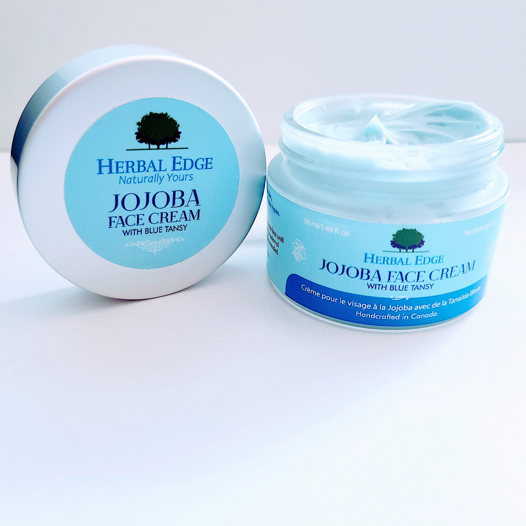 Crème visage au jojoba et tanaisie bleue