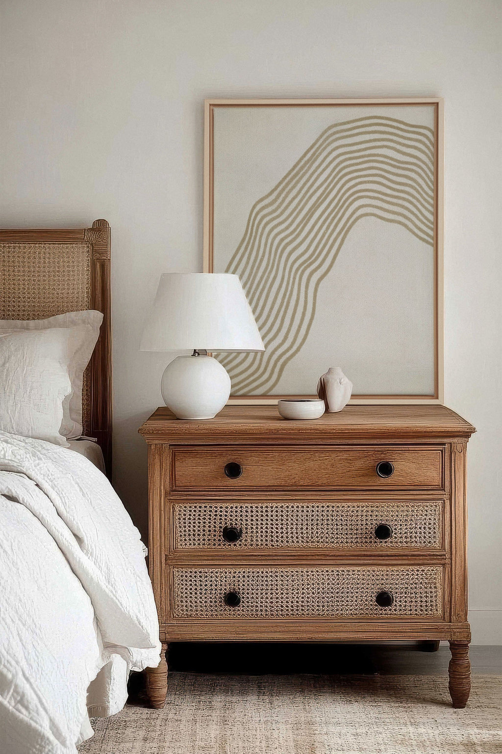 SANDLINES, Stretched Canvas Artwork