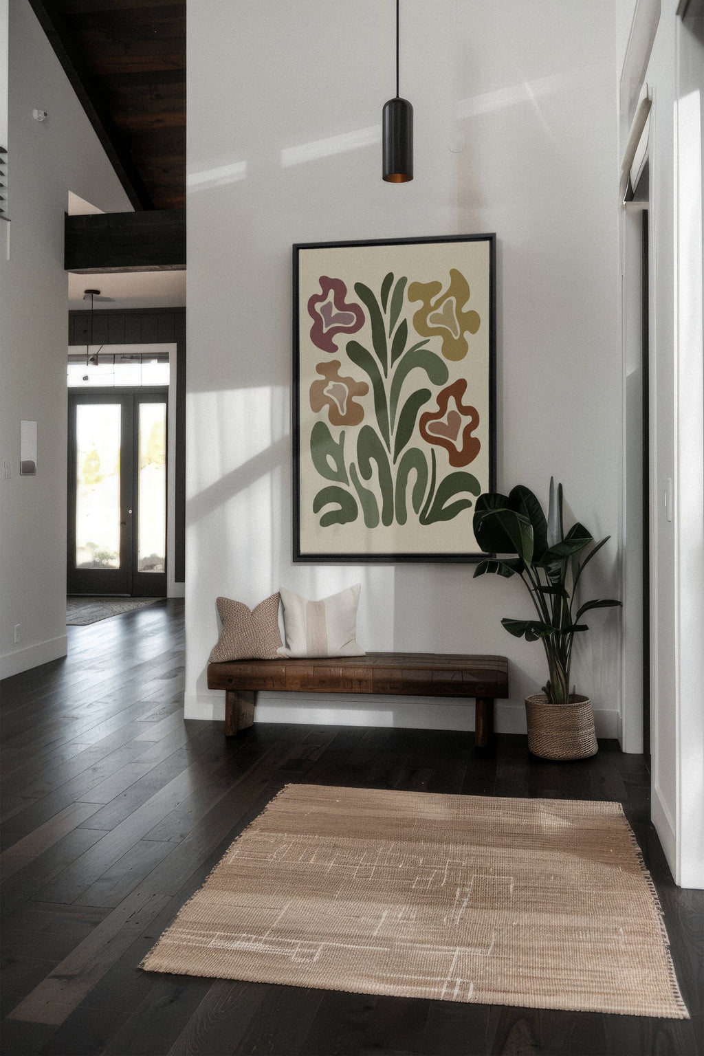 Trippy Botanicals, Stretched Canvas Artwork