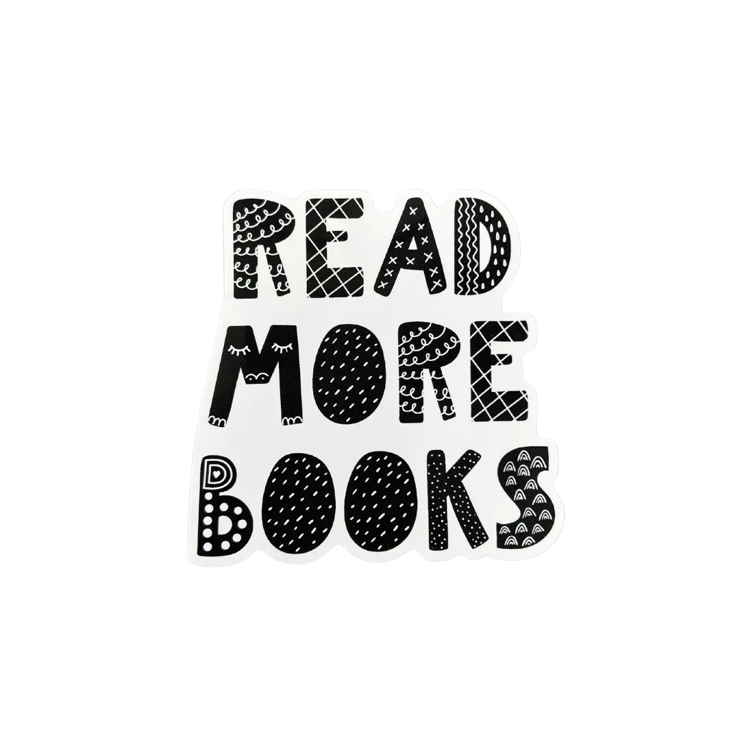 Read More Books Vinyl - Four Bears Sticker Club