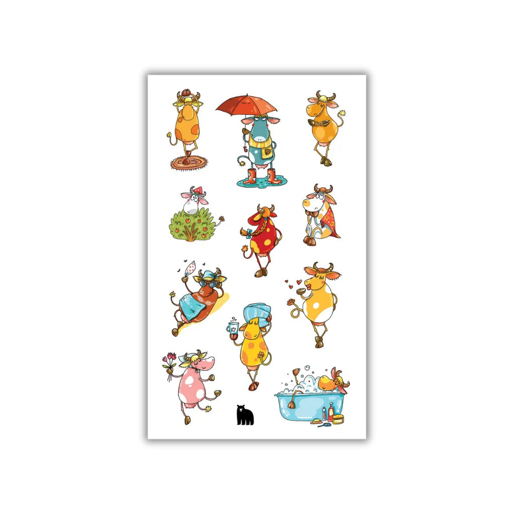 Udderly Amusing - Four Bears Sticker Club