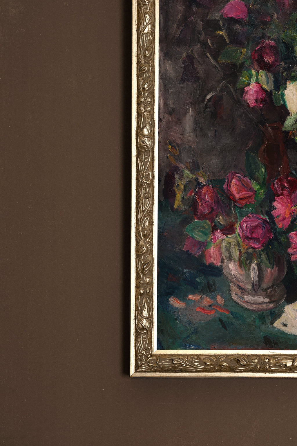 Vintage Silver Frame in Velvet