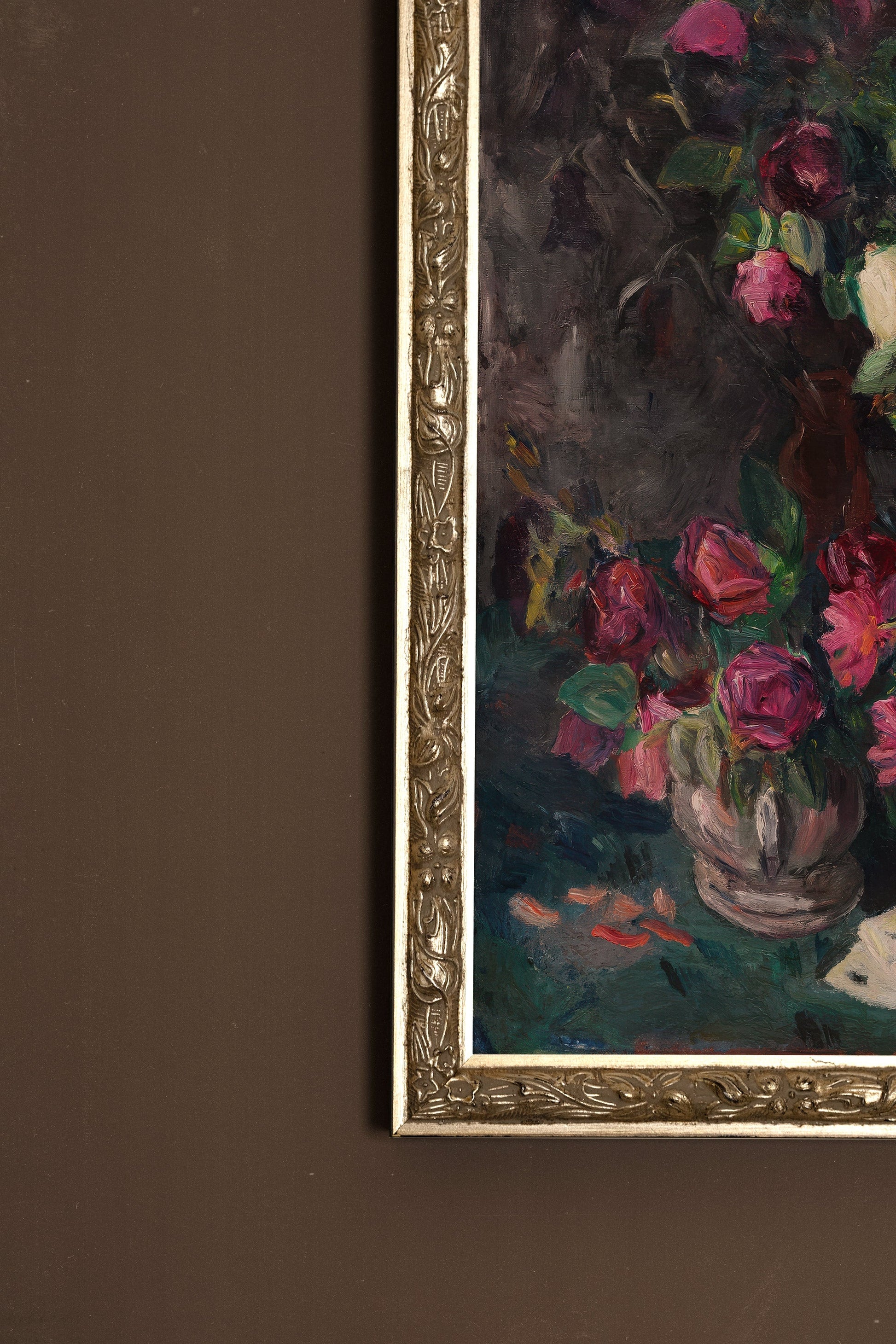 Vintage Silver Frame in Velvet