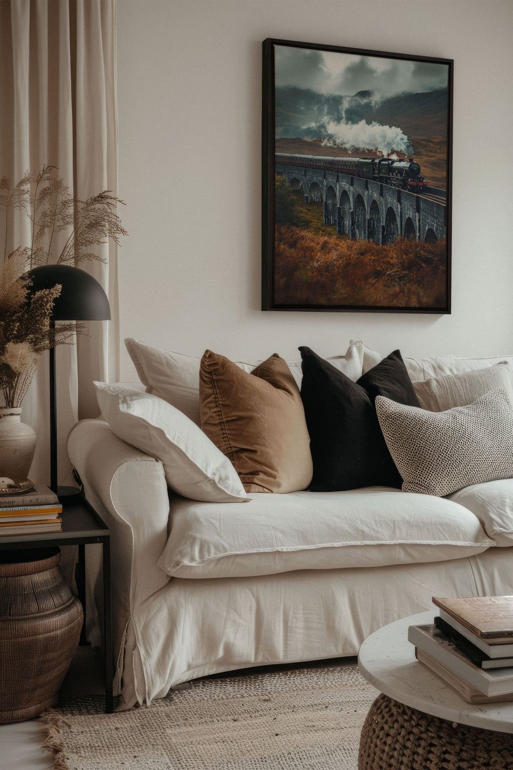 BRIDGE OF MIST, Stretched Canvas Artwork