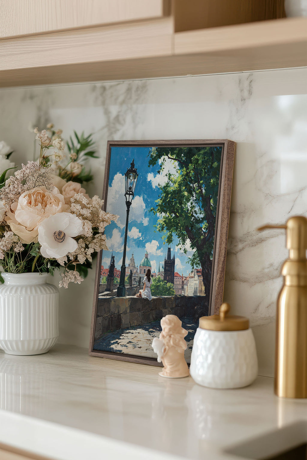 PRAGUE REVERIE, Stretched Canvas Artwork