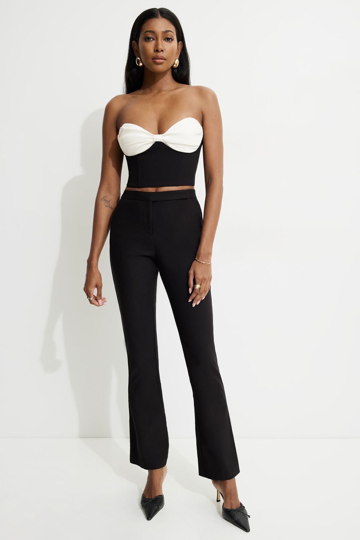 Haut bustier à nœud