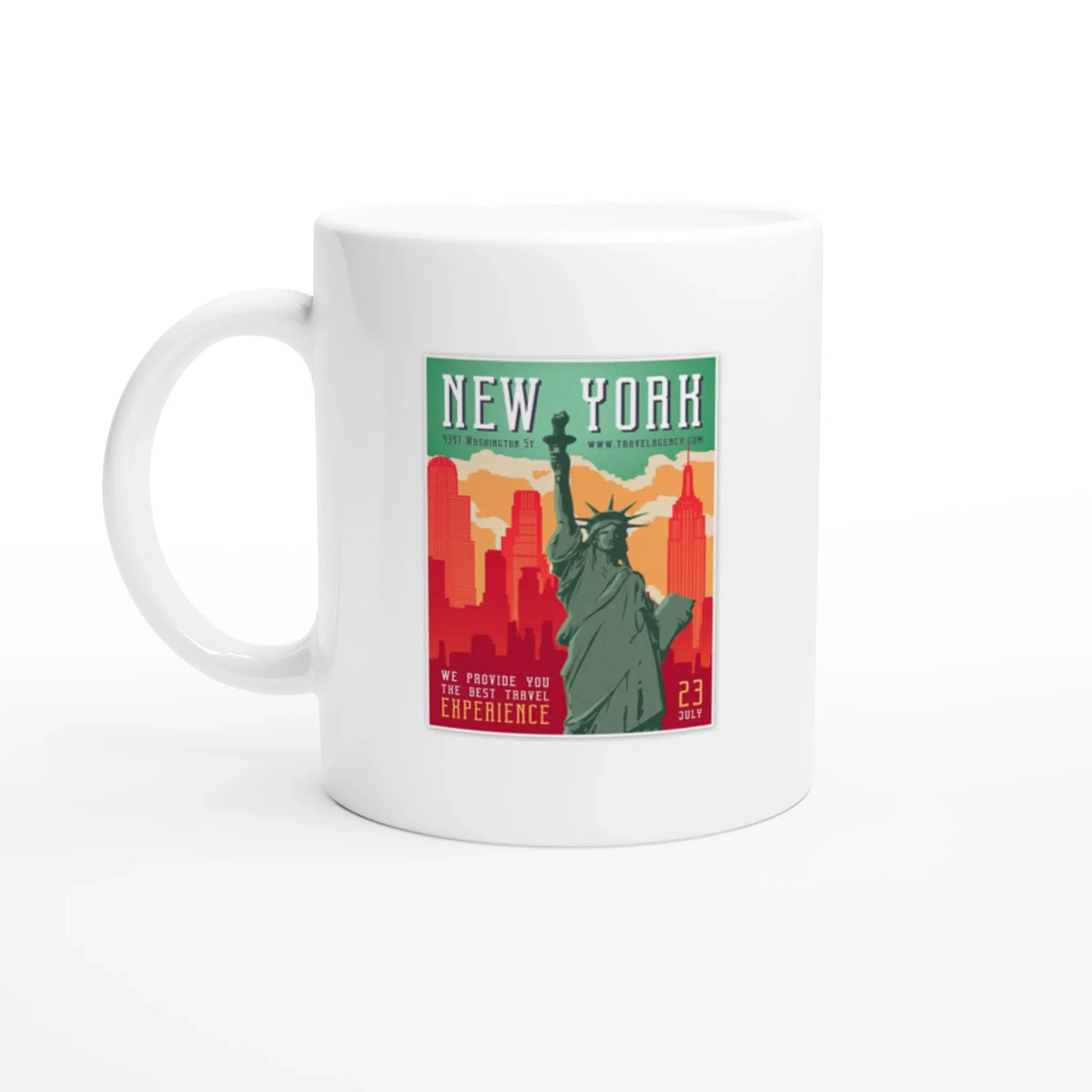 Tasse avec affiche de New York