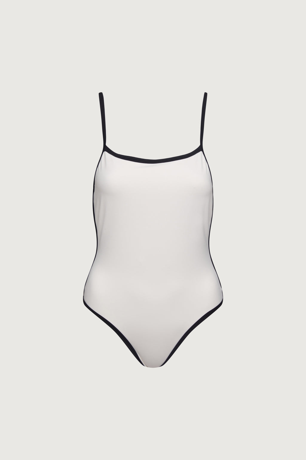 MAILLOT DE BAIN UNE PIÈCE À DÉTAILS CONTRASTÉS