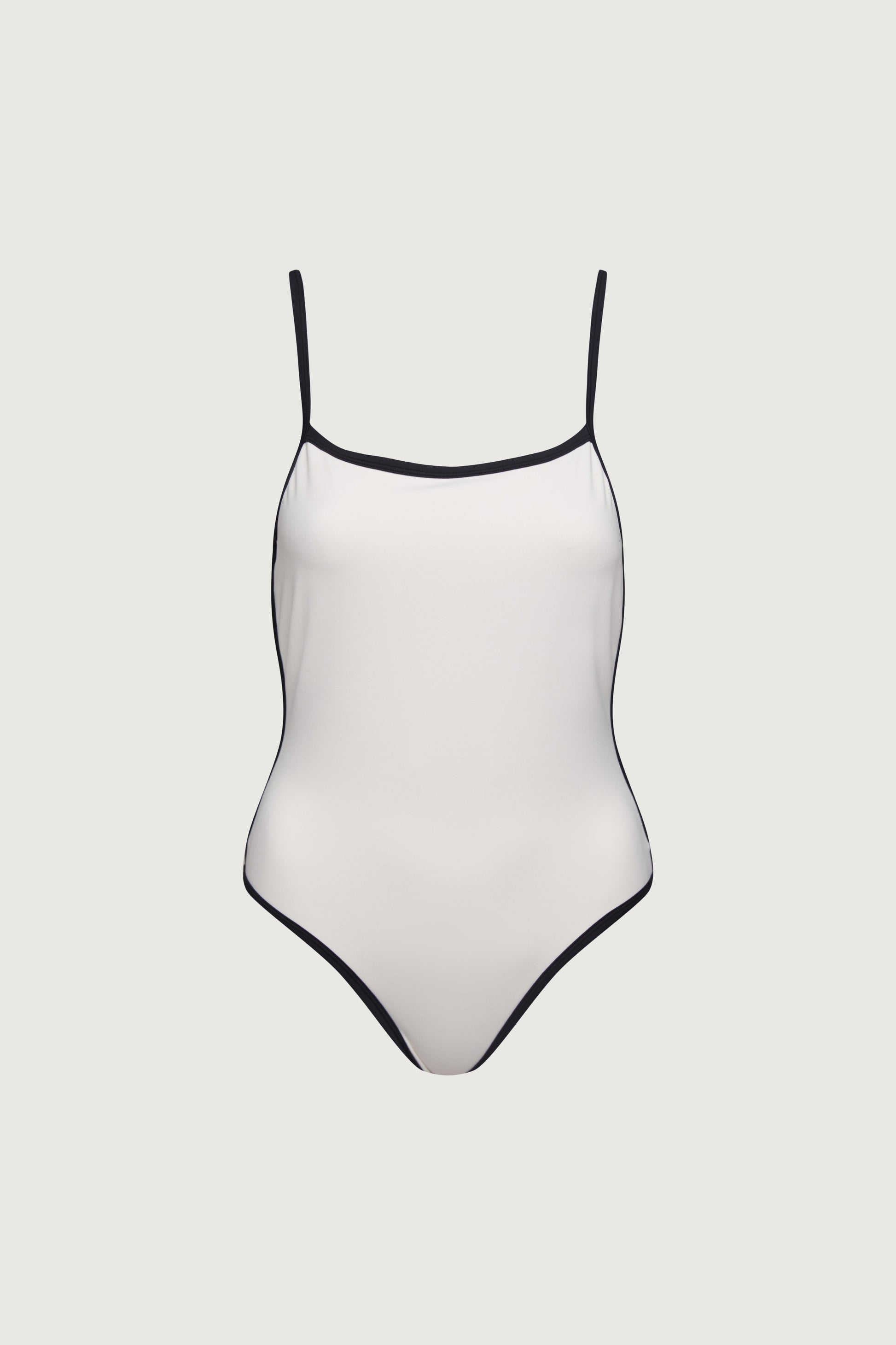MAILLOT DE BAIN UNE PIÈCE À DÉTAILS CONTRASTÉS