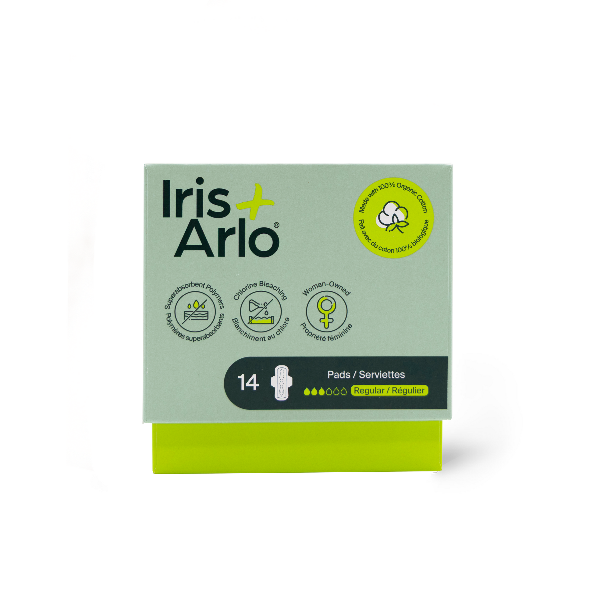 100% Organic Cotton Regular Pads