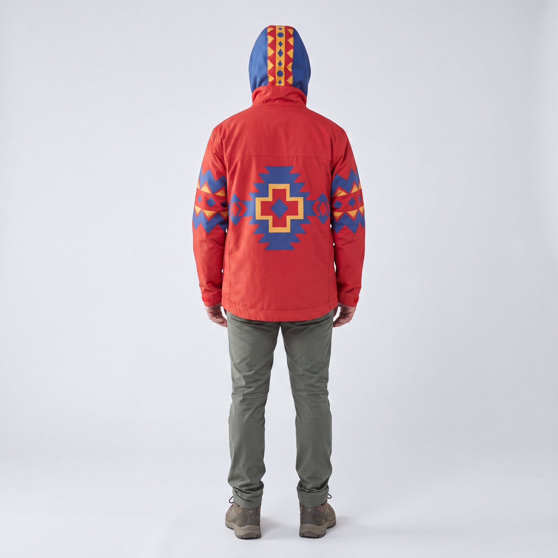 Red Horizon Windbreaker