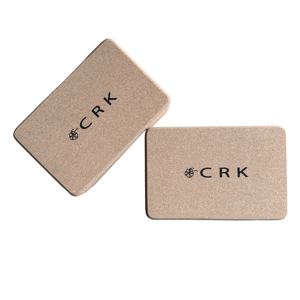 3" Organic Cork Yoga Blocks • The Crk Block