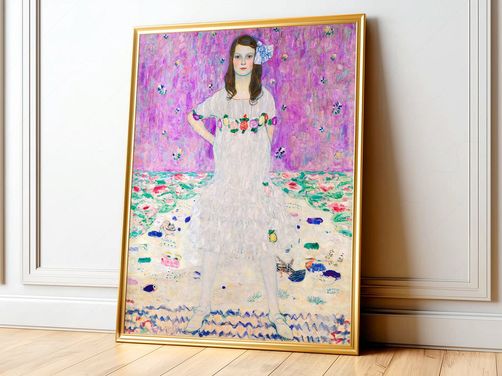 Gustav Klimt Mäda Primavesi Art Print – Vienna Secession Wall Decor