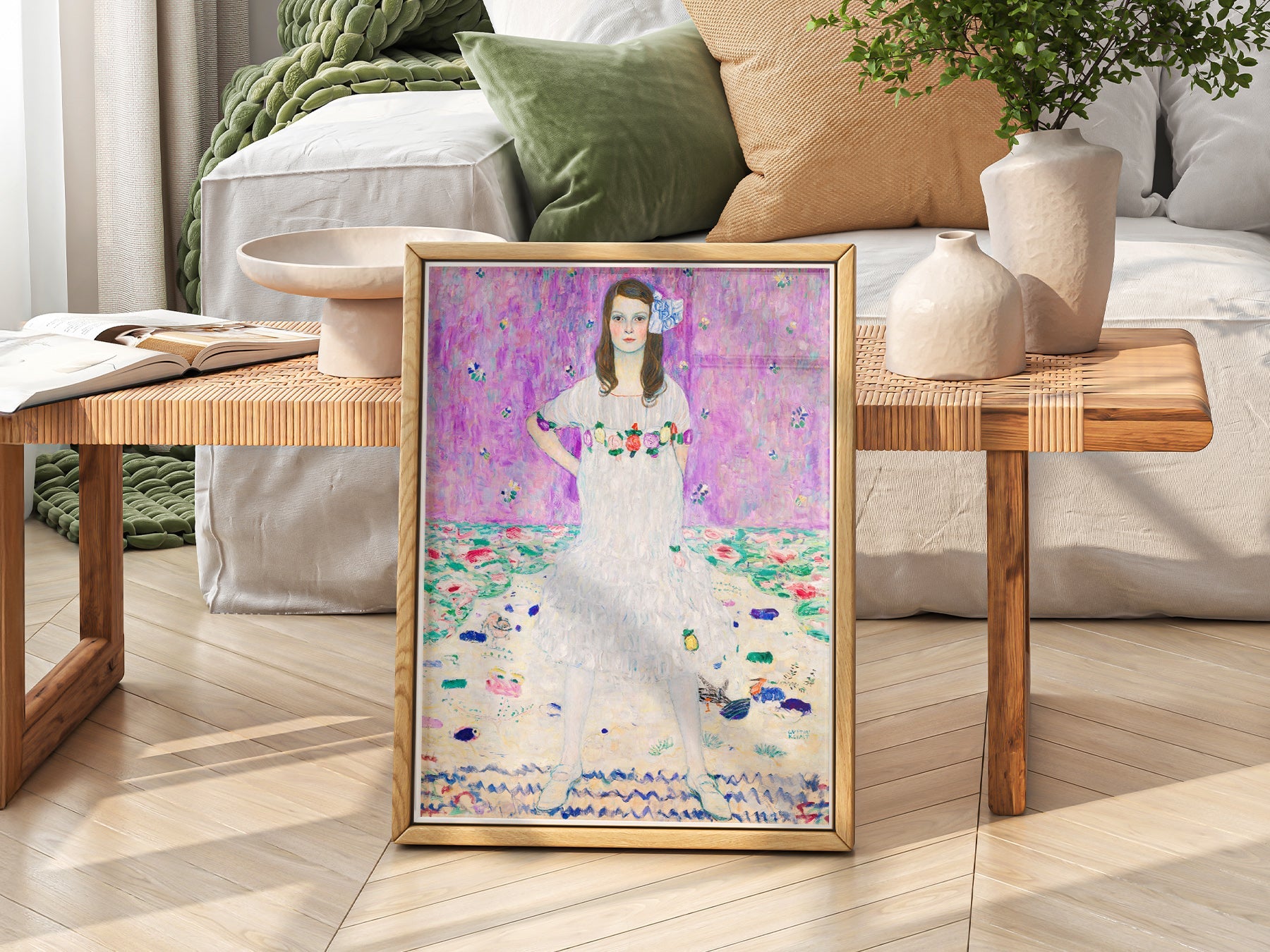 Gustav Klimt Mäda Primavesi Art Print – Vienna Secession Wall Decor