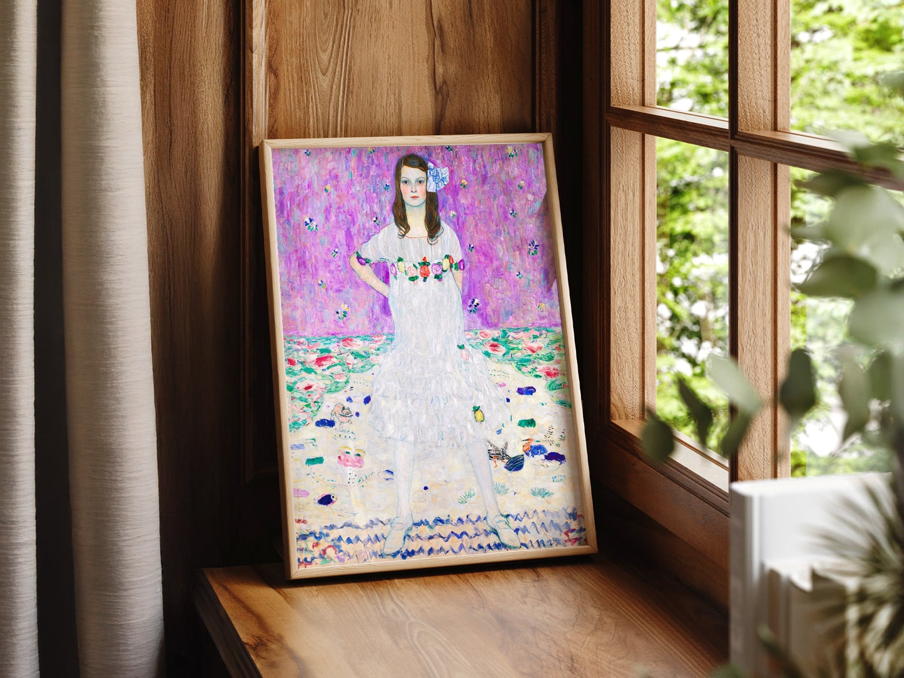 Gustav Klimt Mäda Primavesi Art Print – Vienna Secession Wall Decor