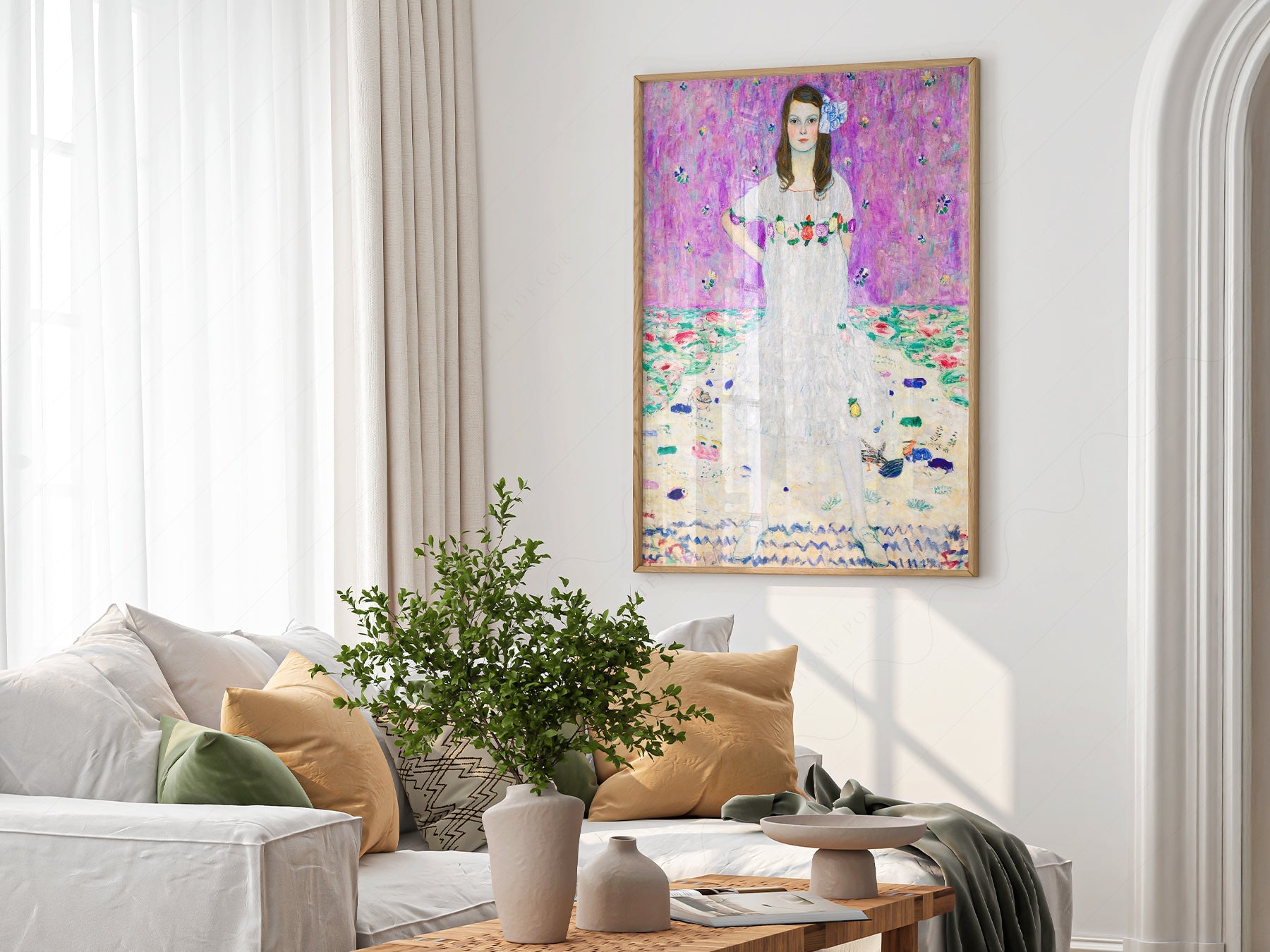 Gustav Klimt Mäda Primavesi Art Print – Vienna Secession Wall Decor