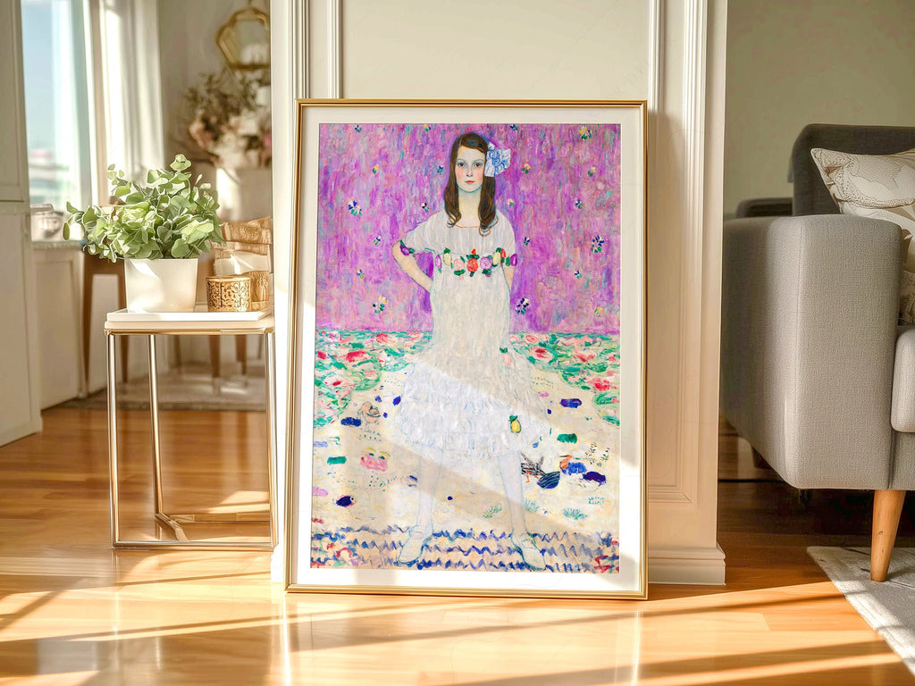 Gustav Klimt Mäda Primavesi Art Print – Vienna Secession Wall Decor