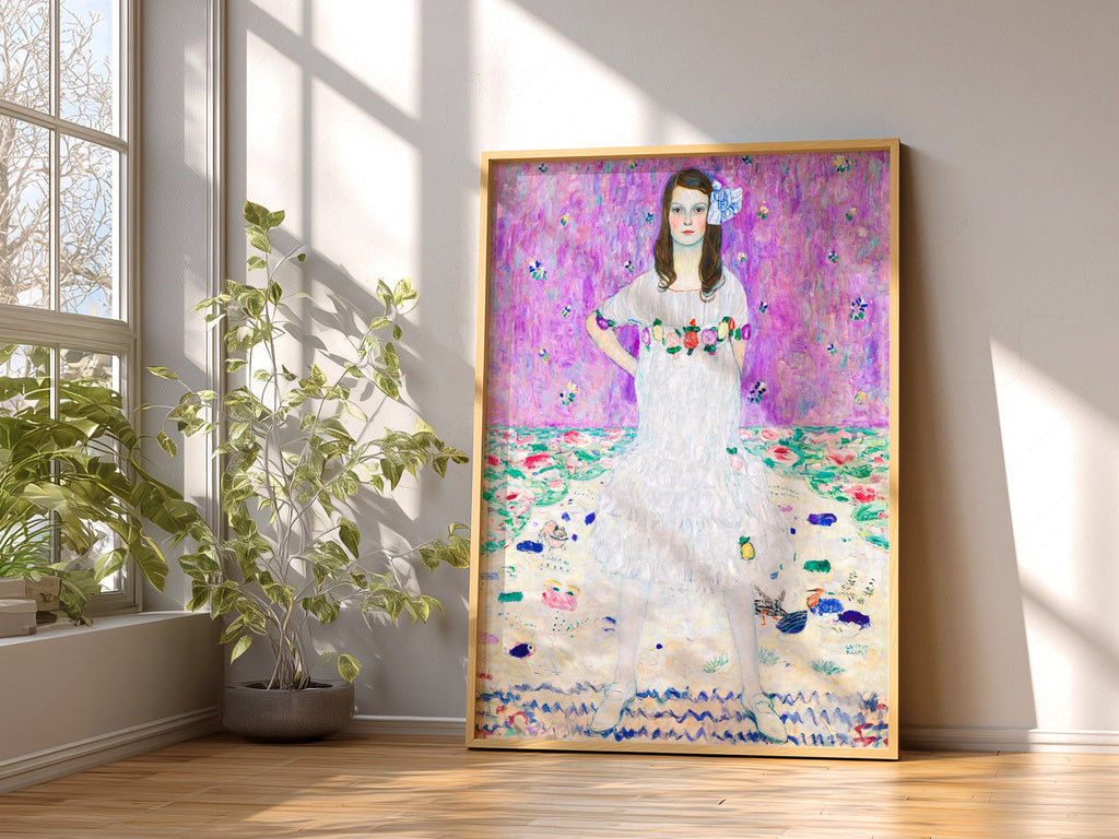 Gustav Klimt Mäda Primavesi Art Print – Vienna Secession Wall Decor