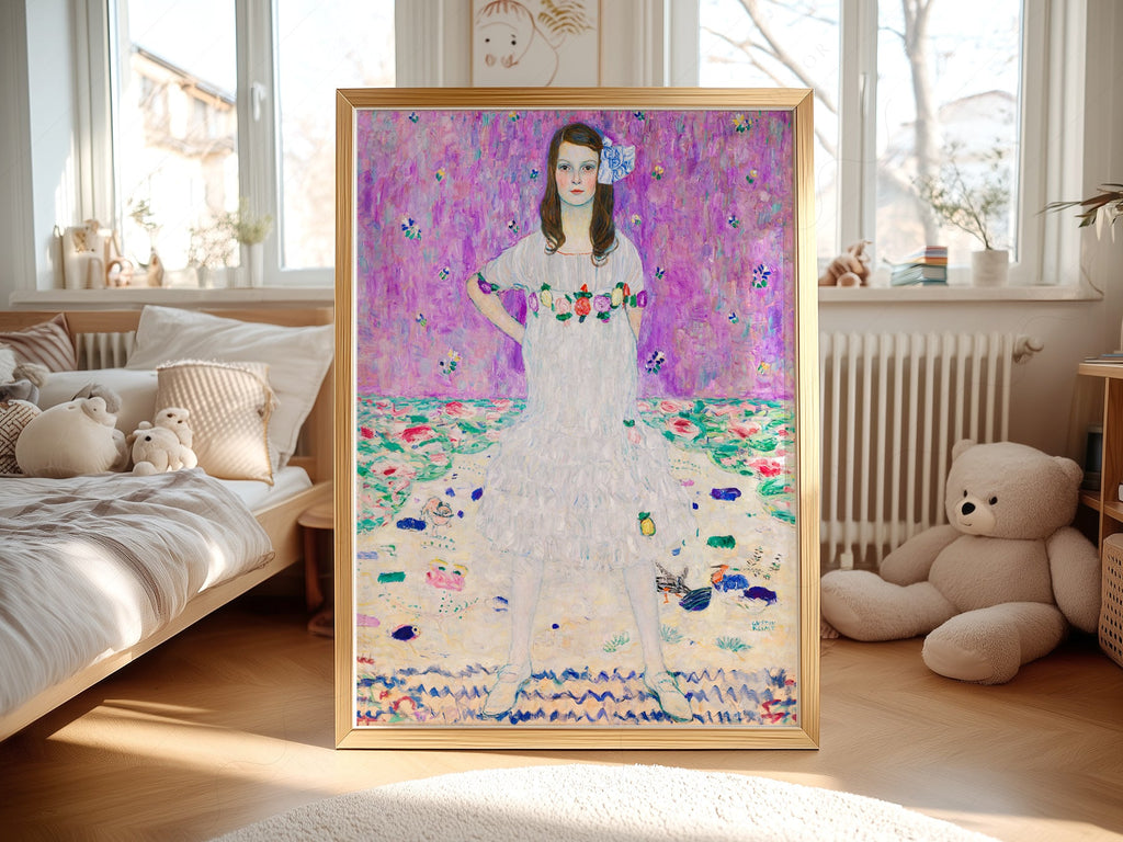 Gustav Klimt Mäda Primavesi Art Print – Vienna Secession Wall Decor