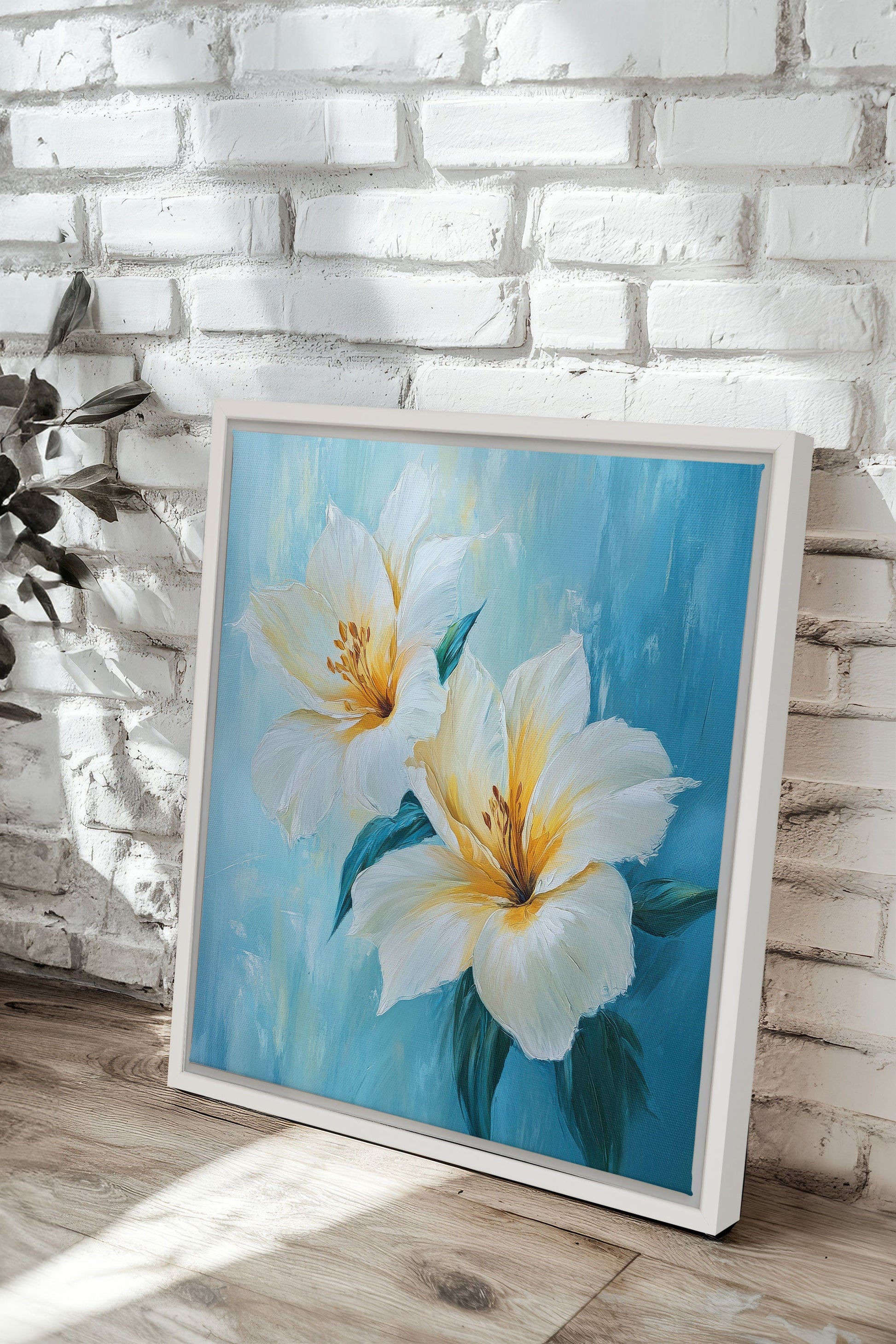 Floral Dawn, Stretched Canvas Artwork