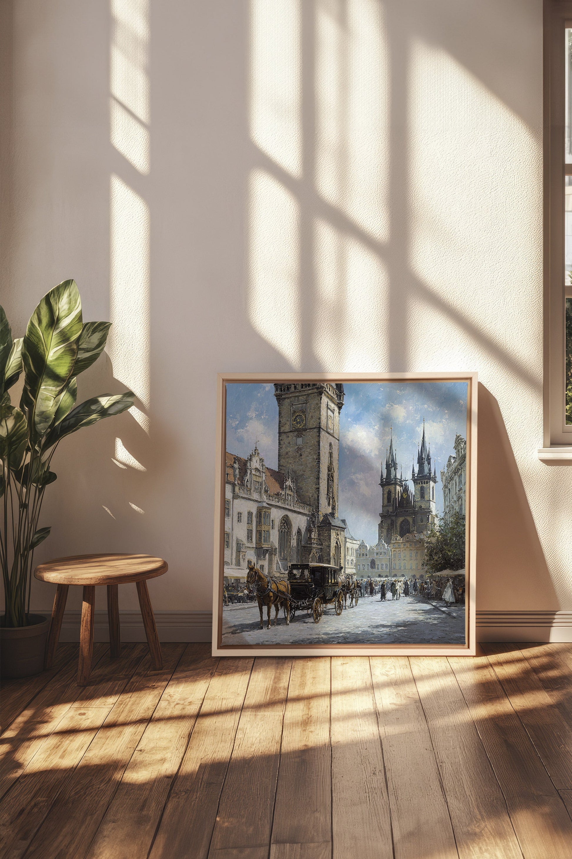 PLACE OF TIME, Stretched Canvas Artwork