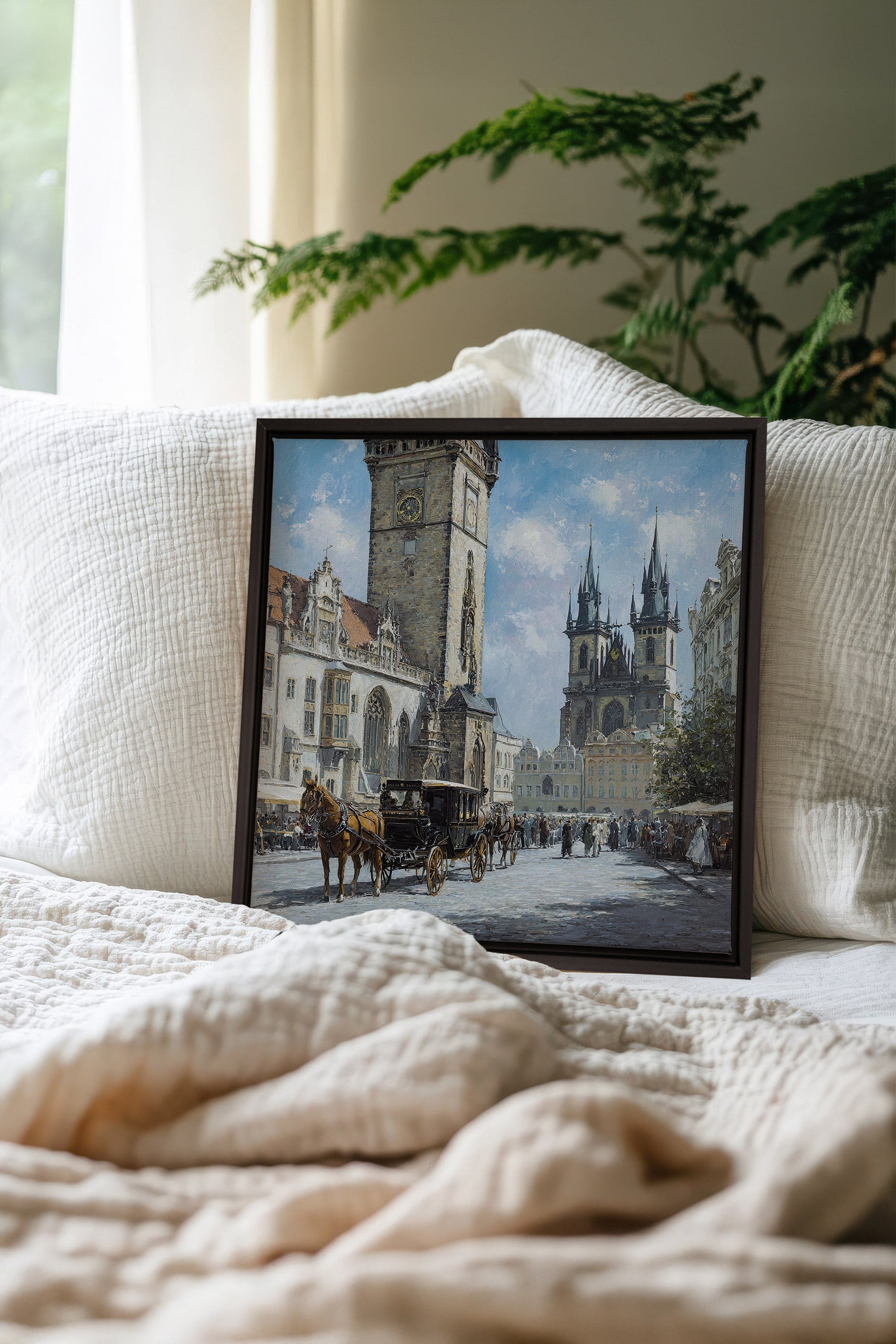 PLACE OF TIME, Stretched Canvas Artwork