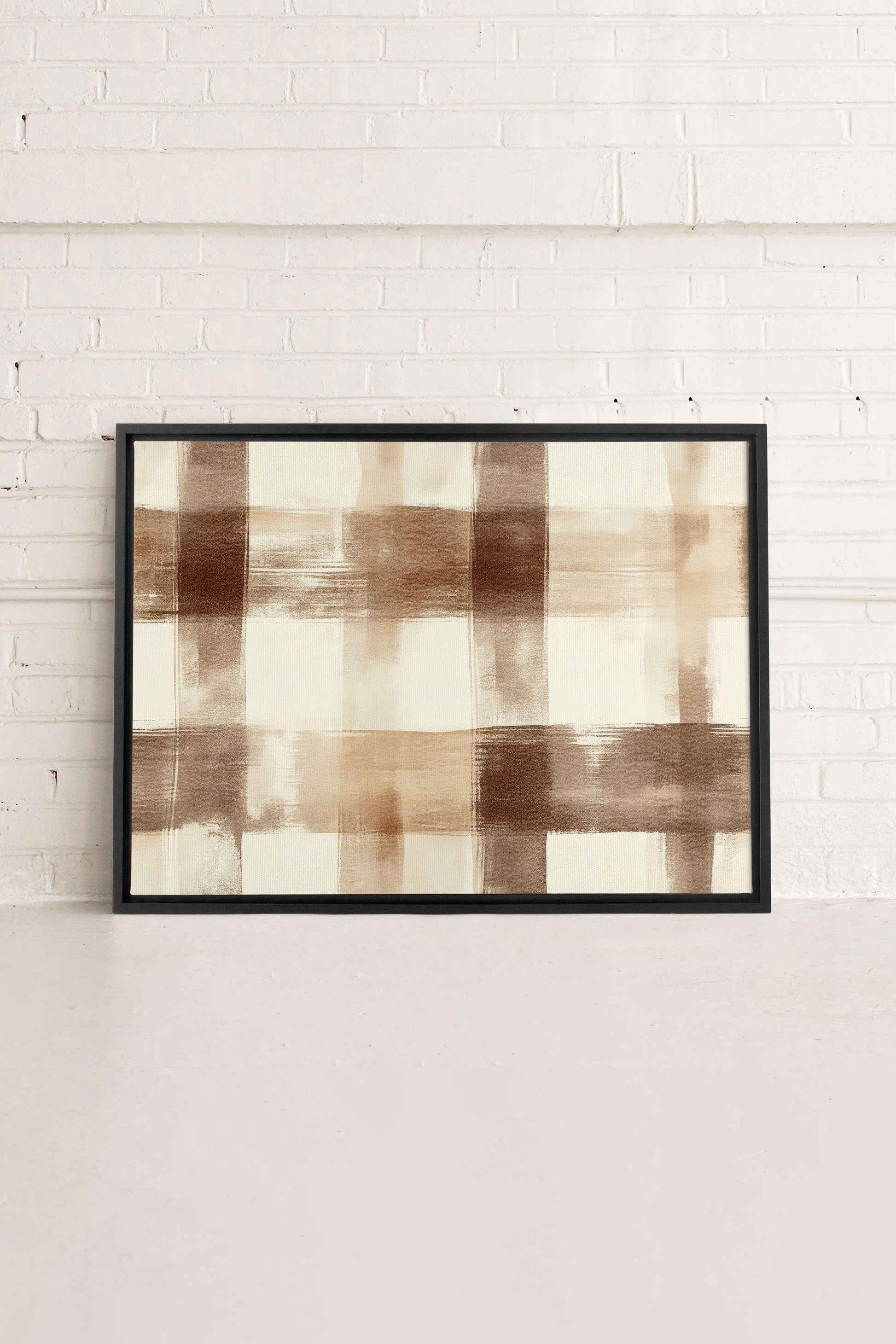 CHIC PLAID, Stretched Canvas Artwork