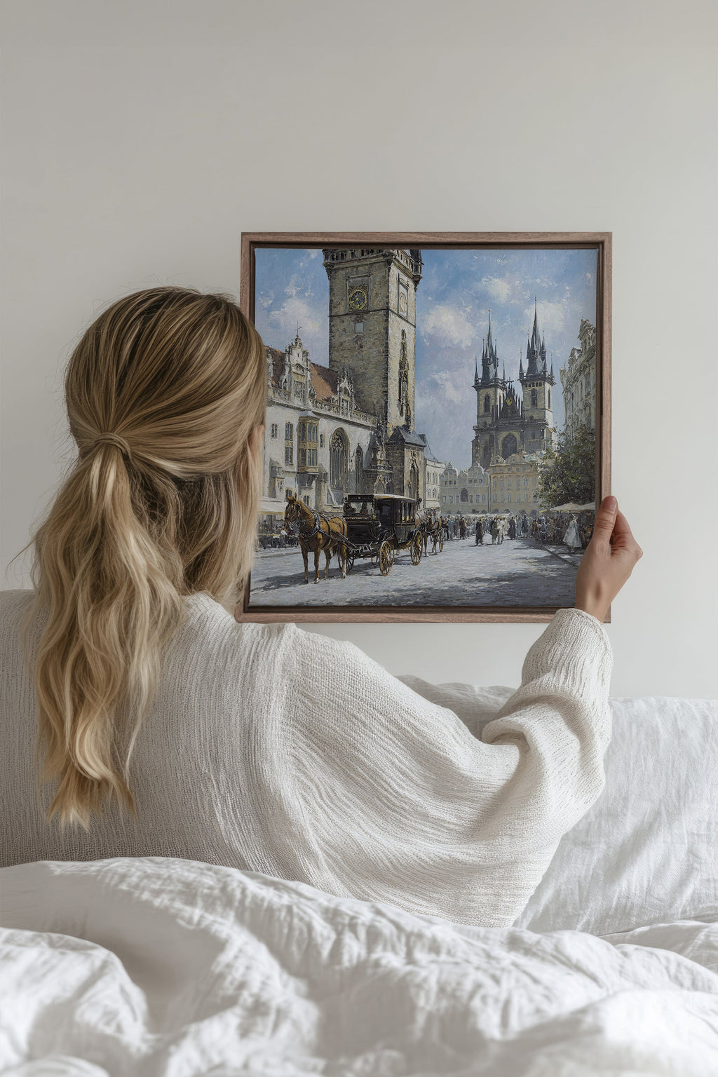 PLACE OF TIME, Stretched Canvas Artwork