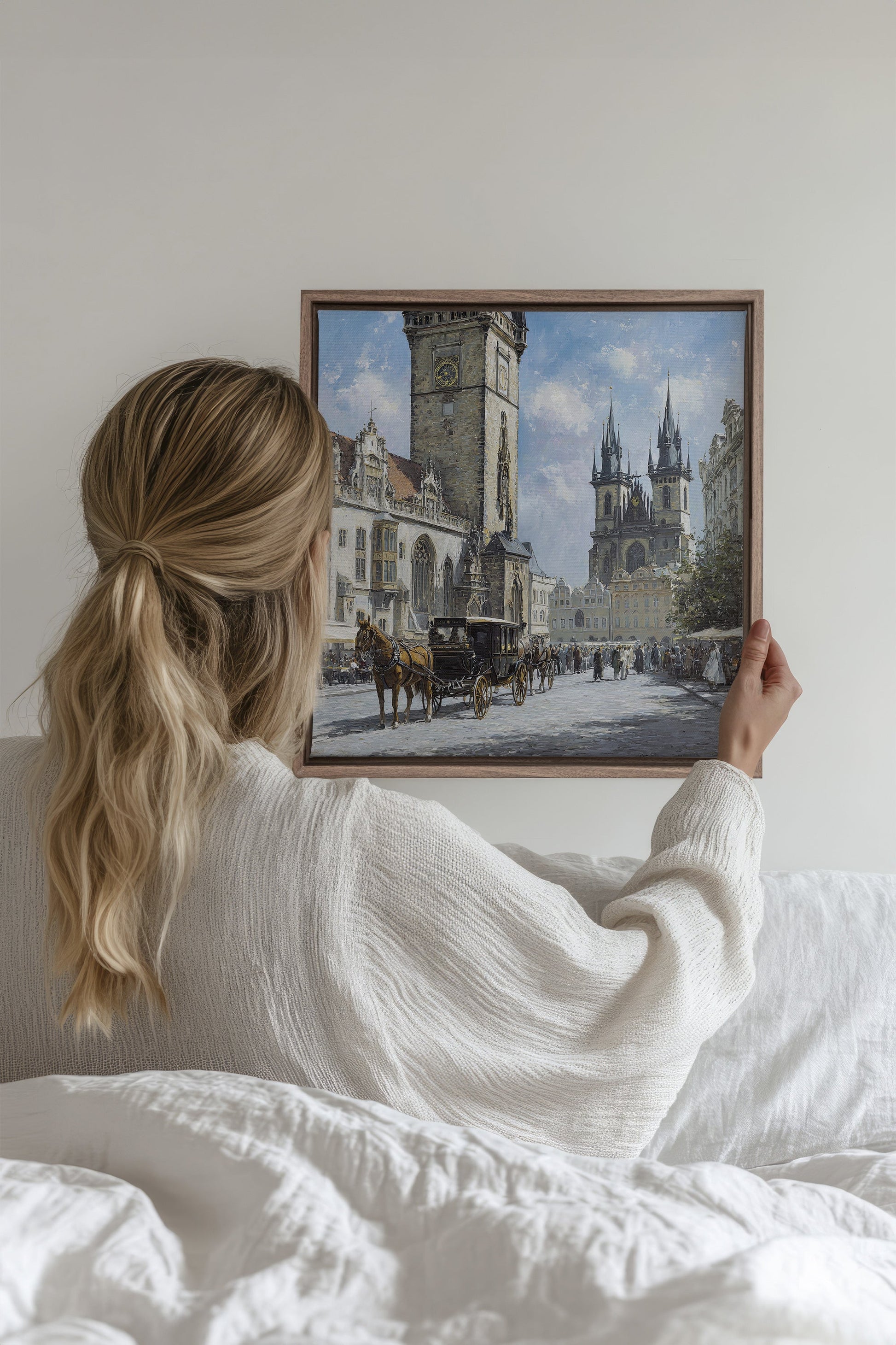 PLACE OF TIME, Stretched Canvas Artwork