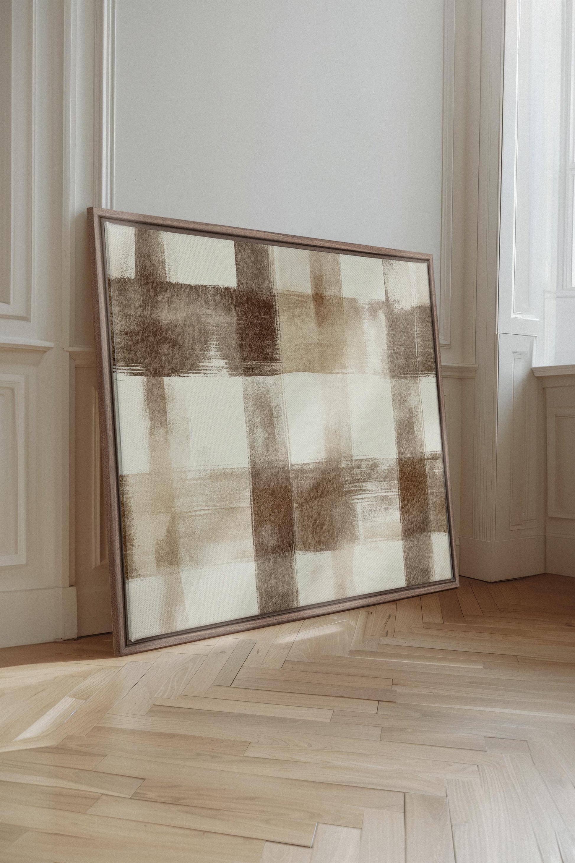CHIC PLAID, Stretched Canvas Artwork