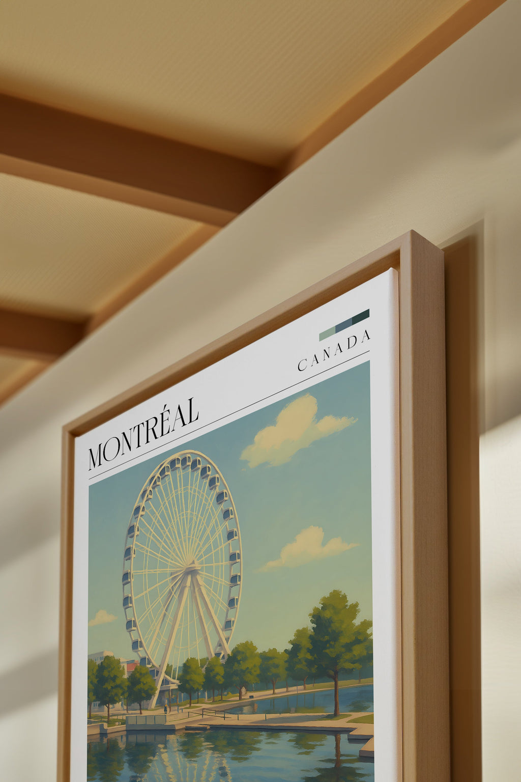 MONTREAL, Stretched Canvas Artwork