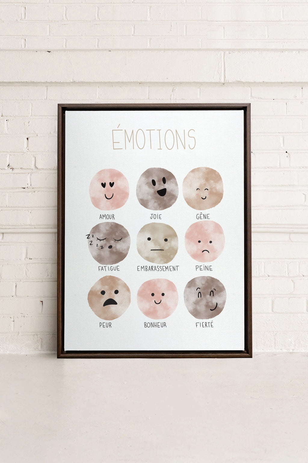 EMOTIONS, Stretched Canvas Artwork