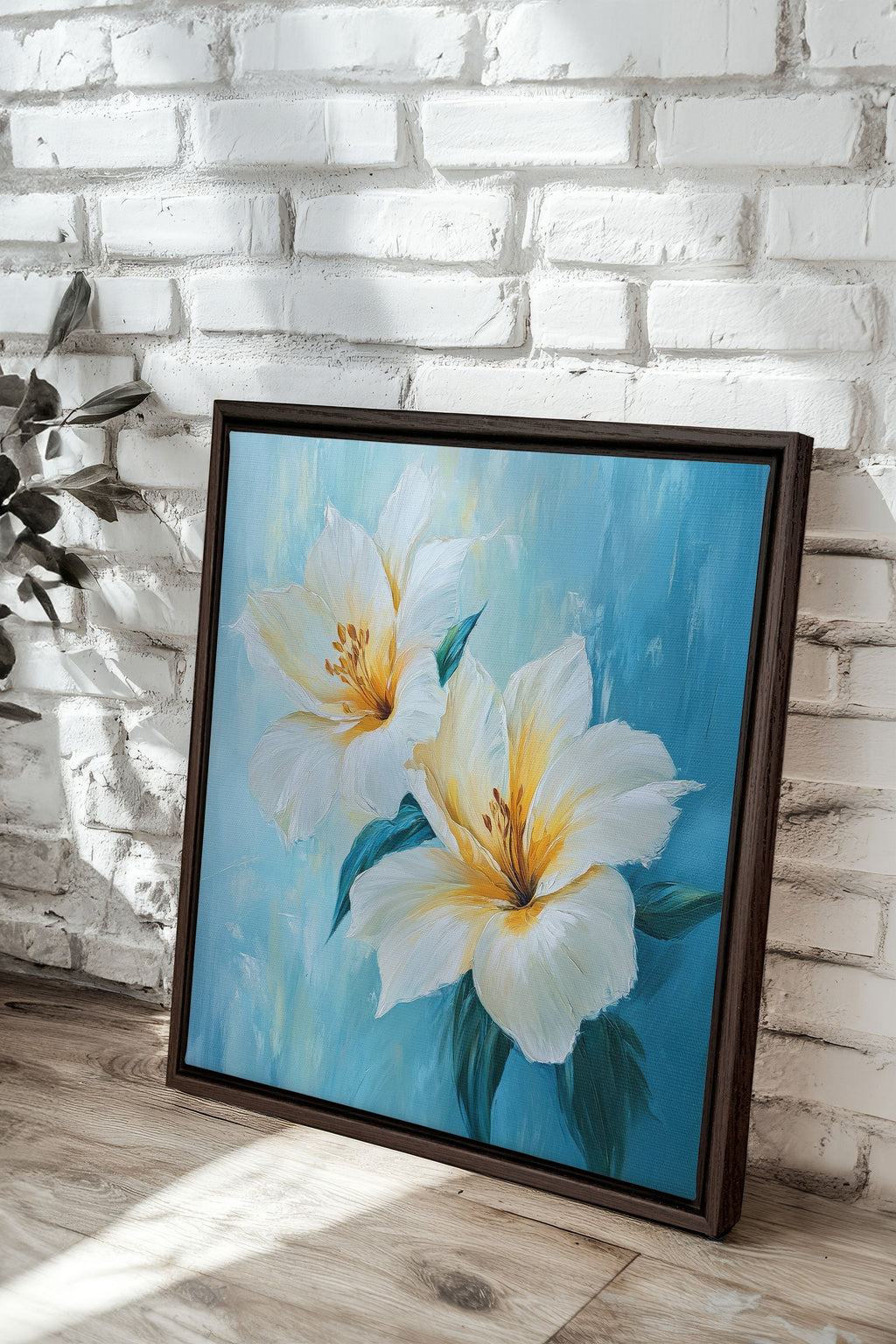 Floral Dawn, Stretched Canvas Artwork