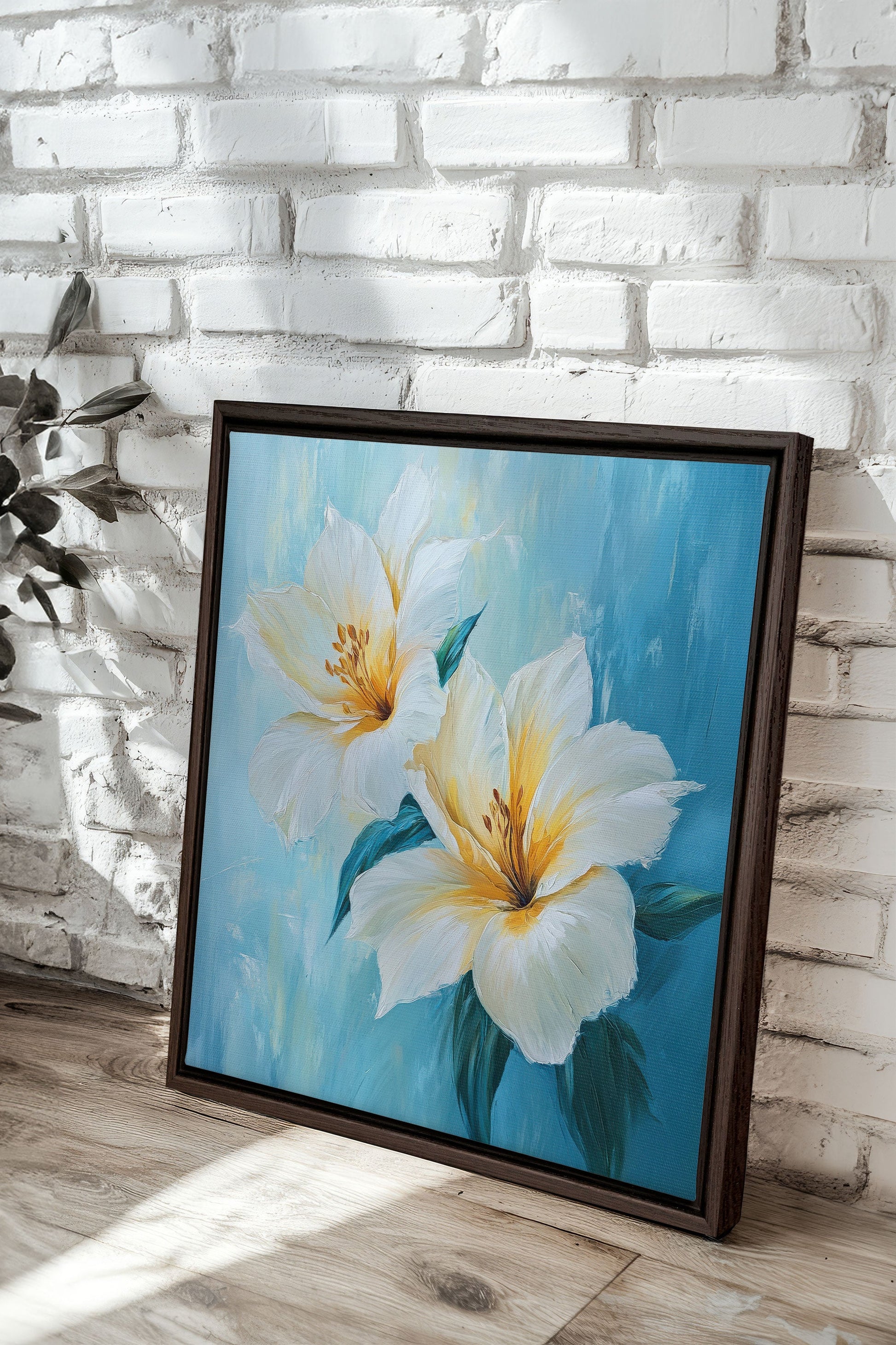 Floral Dawn, Stretched Canvas Artwork