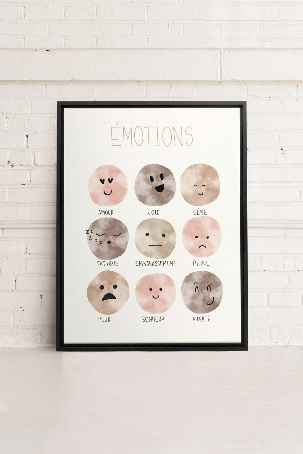 EMOTIONS, Stretched Canvas Artwork
