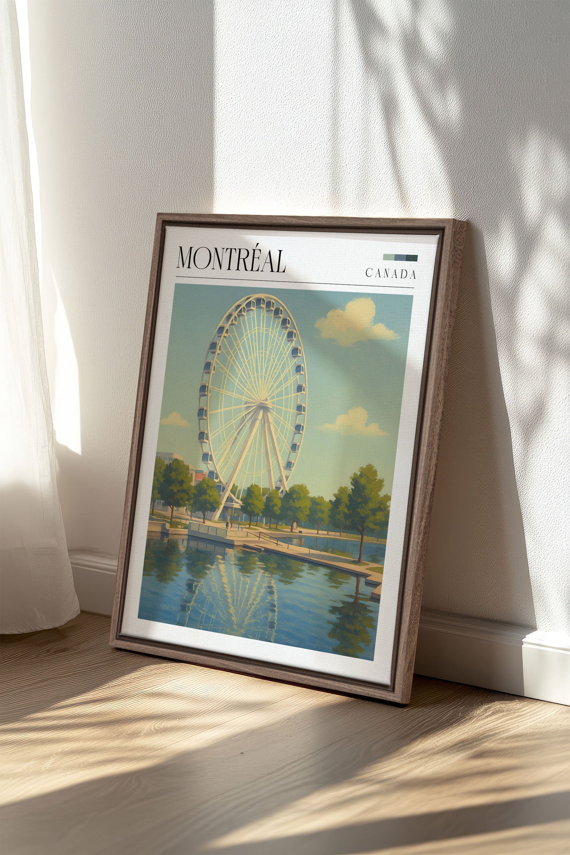 MONTREAL, Stretched Canvas Artwork