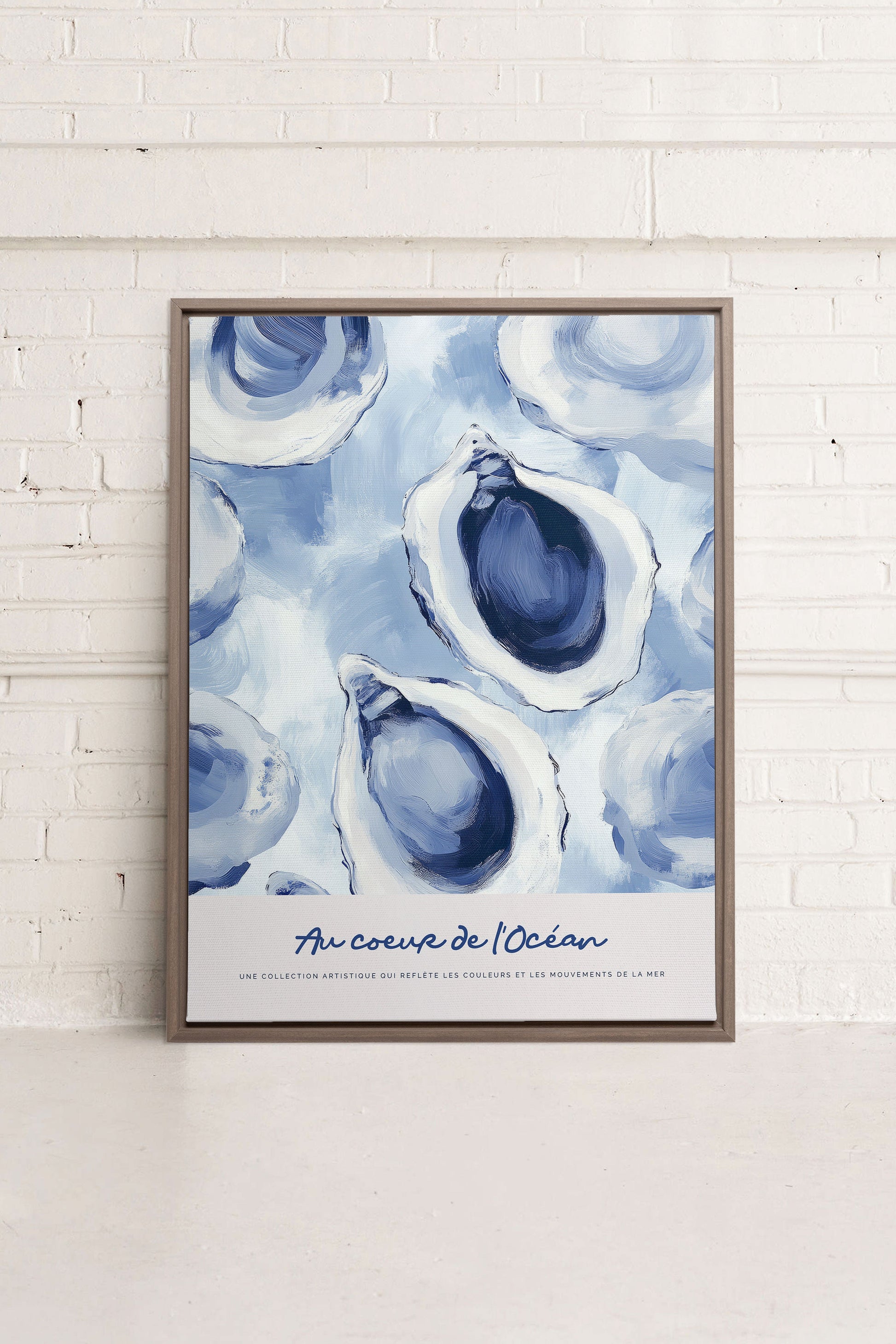 AT THE HEART OF THE OCEAN I, Stretched Canvas Artwork