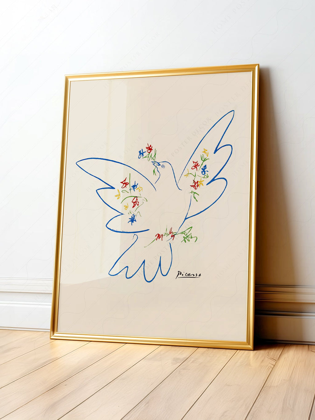 Pablo Picasso Dove of Peace 1949 Art Print – Modern Line Art Poster