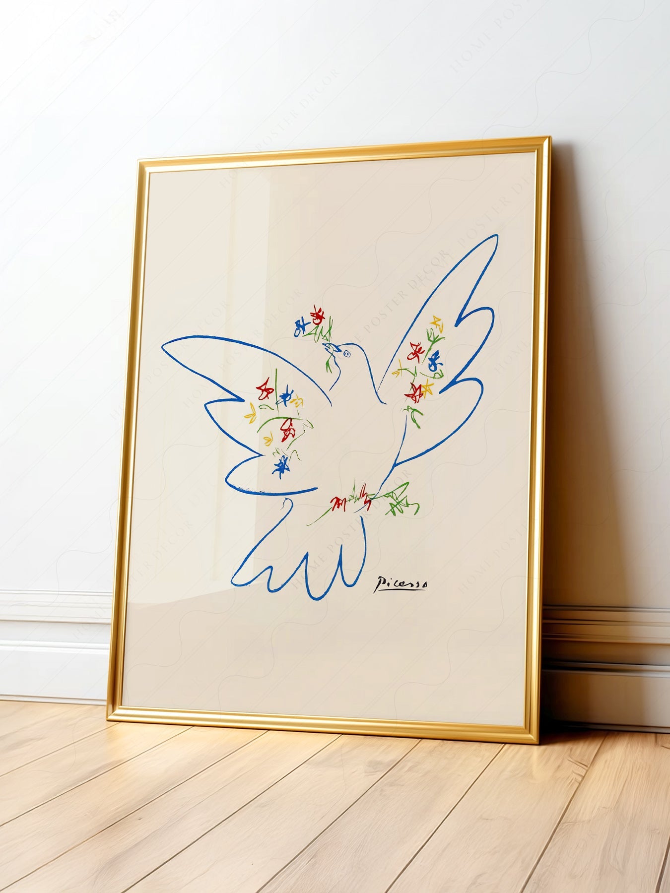 Pablo Picasso Dove of Peace 1949 Art Print – Modern Line Art Poster