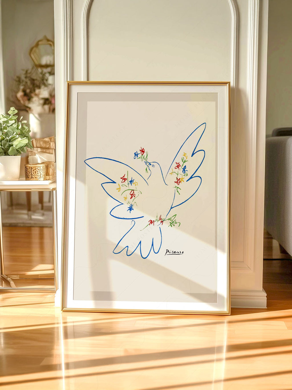 Pablo Picasso Dove of Peace 1949 Art Print – Modern Line Art Poster