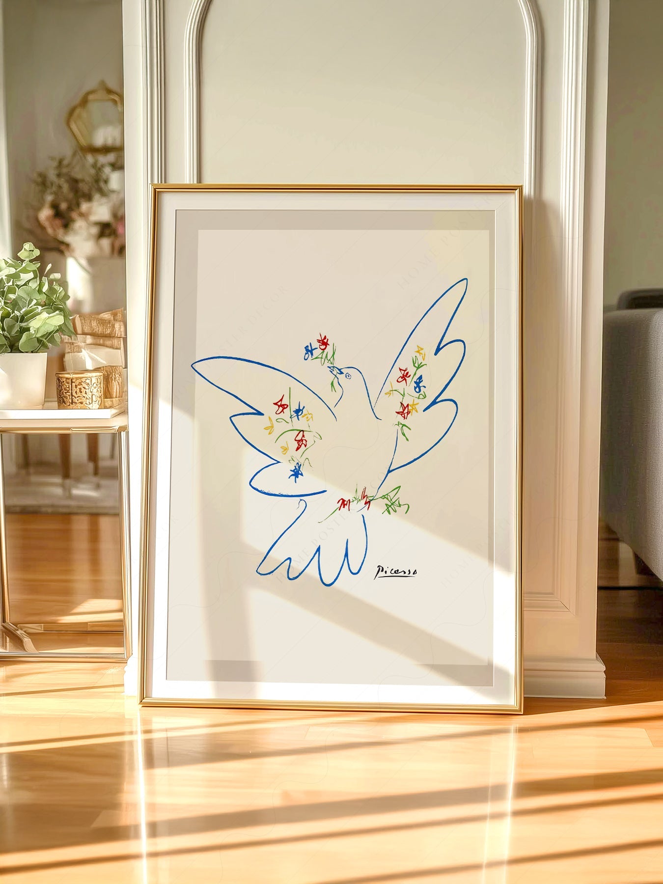 Pablo Picasso Dove of Peace 1949 Art Print – Modern Line Art Poster