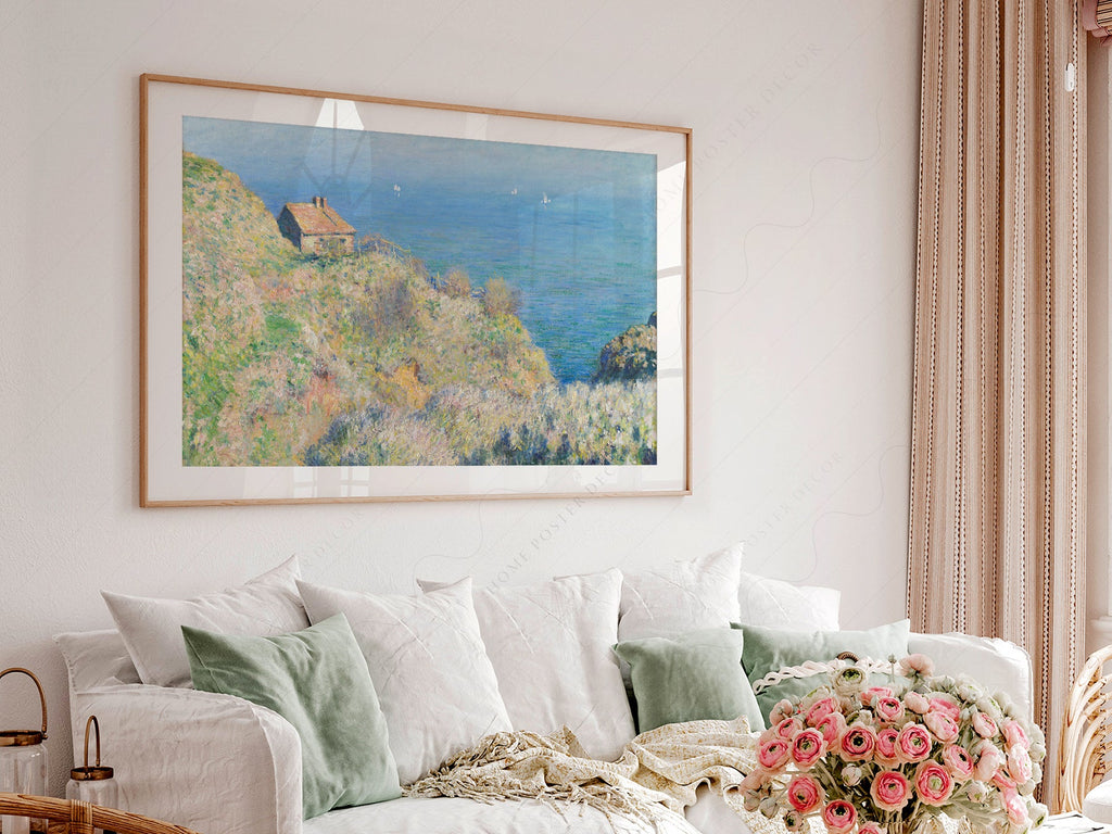Claude Monet La Maison du Pêcheur Varengeville Print – Impressionist Wall Art