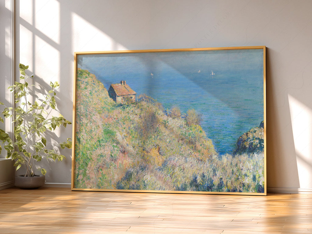 Claude Monet La Maison du Pêcheur Varengeville Print – Impressionist Wall Art
