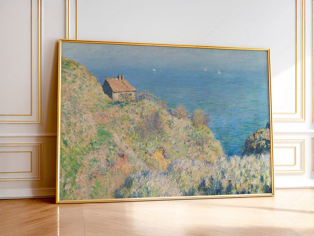 Claude Monet La Maison du Pêcheur Varengeville Print – Impressionist Wall Art